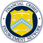 Financial Crimes Enforcement Network (FinCEN) seal United States Department of the Treasury